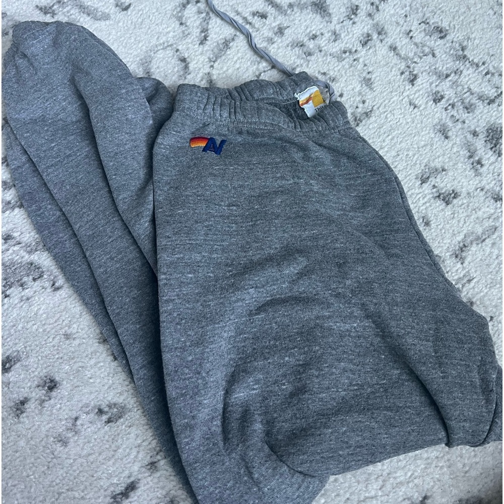 Aviator nation grey sweatpants